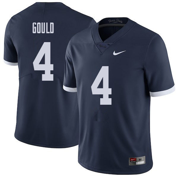 NCAA Nike Men's Penn State Nittany Lions Robbie Gould #4 College Football Authentic Throwback Navy Stitched Jersey IWX3898DZ